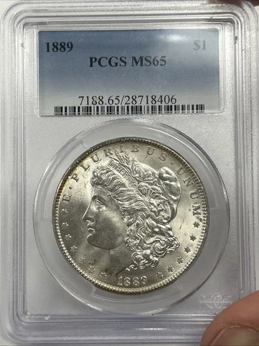 1889-P Morgan Silver Dollar PCGS Certified/Graded MS65 ~ Luster