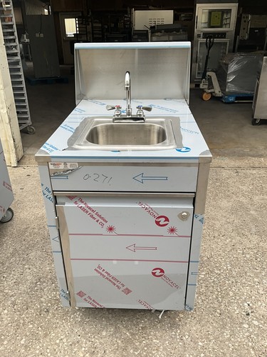 2025 Qualserv stainless steel Portable hand sink hot water daycare WMSC24MS 10