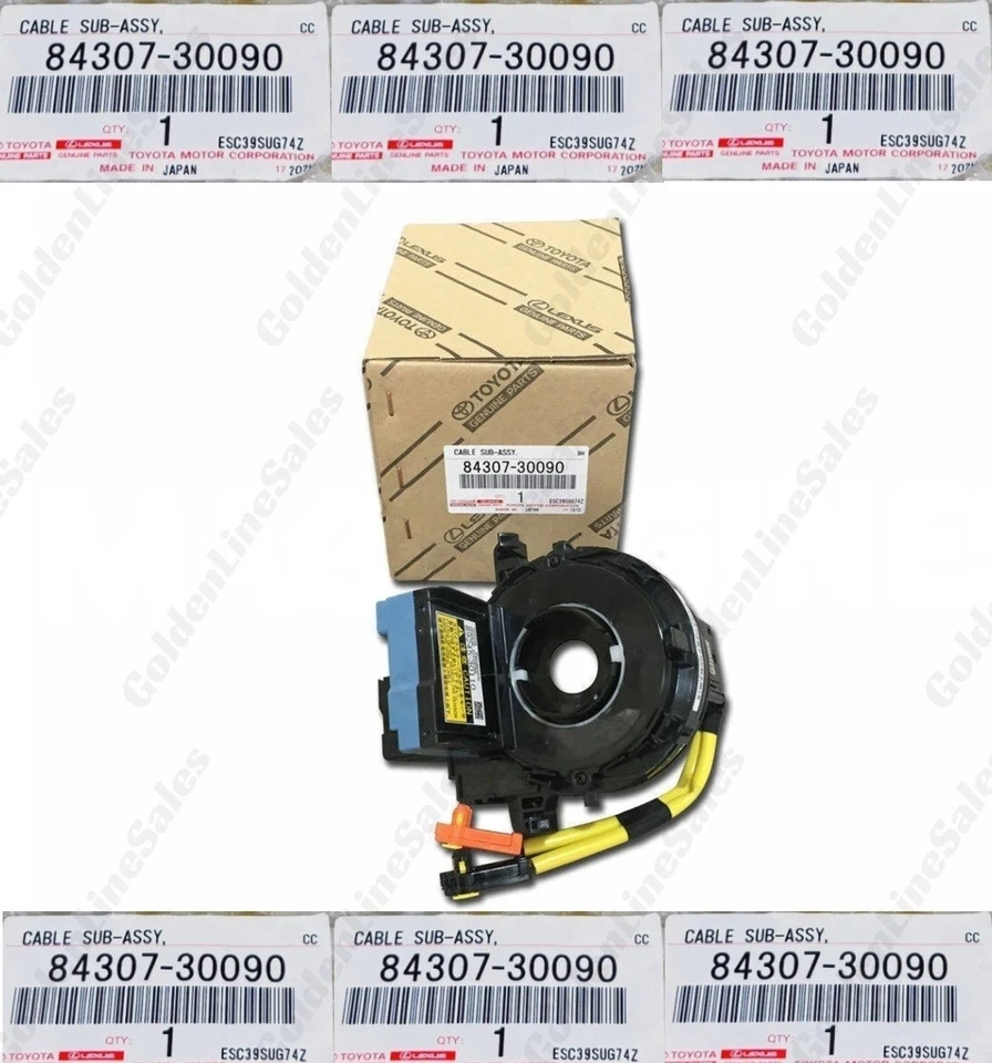 84307-30090 OEM Toyota Lexus Scion Cable Sub-Assy Espiral con Sensor de Ángulo Foto 4 de 4