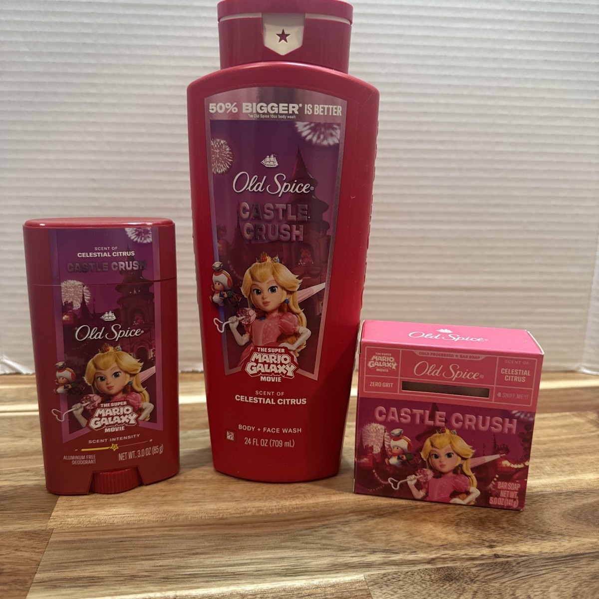 Old Spice Super Mario Galaxy Castle Crush Body Wash Bar Soap