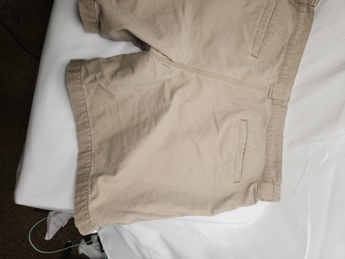 Savane Cargo Shorts Mens Size W 42 Khaki Yeast Brown Utility Elastic Waist - Picture 10 of 11