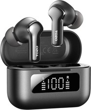 TOZO Hybrid Active Noise Cancelling Wireless Earbuds with 6 Mics AI Clear...