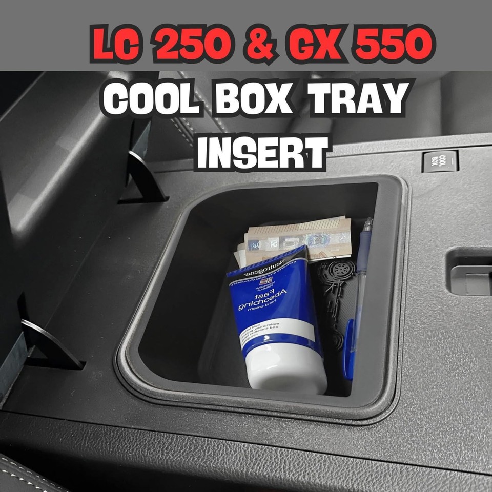Center Console Organizer Cool Box Tray for 2026 2025 2024 Toyota Land ...
