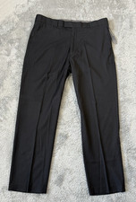 NWT Perry Ellis Pants Wool Dynamics Permanent Crease Men's Size 38x32 Dress Pant