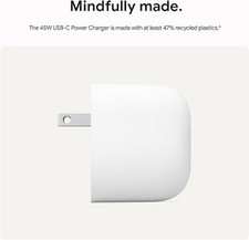 Google 45W USB-C Power Charger Fast-Charging For Pixel Phone All USB-C Devices