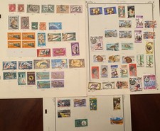 (70) Lot Vintage NIGERIA stamps 1938-1973 UH MH SC# 54, 81, 105, 178 Block, +++