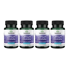 Swanson Lithium Orotate Antioxidant Mood Emotional Wellness Behavior Memory