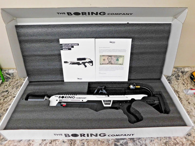 The Boring Company Not a Flamethrower - with $5 Bill