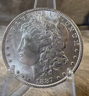 1887 MORGAN SILVER DOLLAR GEM TO SUPERB GEM BU UNC MS #2688