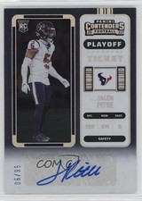 2022 Panini Contenders Rookie Playoff Ticket 6/99 Jalen Pitre #164 Auto 0h5k