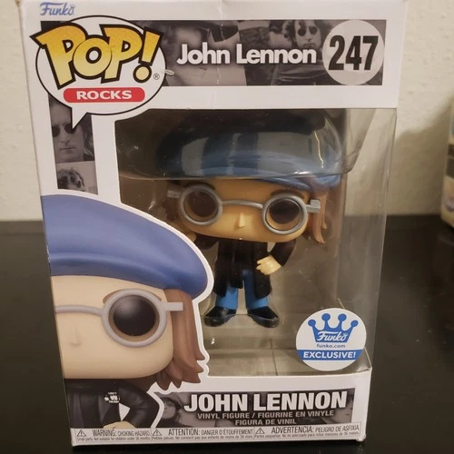 Funko Pop! Rocks John Lennon #247 Exclusive DAMAGED BOX OOB