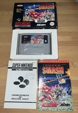 Super Smash TV Super Nintendo SNES Boxed Complete Manual