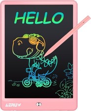 Kids 10-Inch LCD Drawing Tablet - Safe  Portable Doodle Board Gift for Ages 3-9