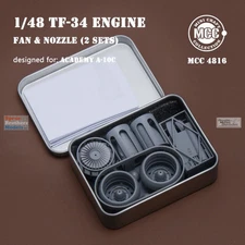 1/48 Mini Craft #4816 A-10C Thunderbolt II TF34 Engine/Fan/Nozzle Set ACA