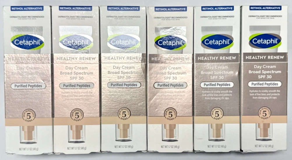 6x Cetaphil Healthy Renew Day Cream Broad Spectrum SPF 30 1.7 Oz Exp 6/25+