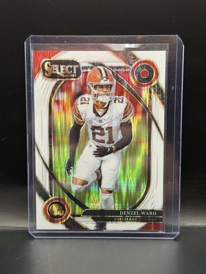 2024 Panini Select - Club Level - Denzel Ward #248 White Shock Prizm /199