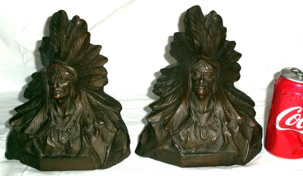 Antique Indian Bookends In Antique Metalware for sale | eBay