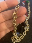 Vintage Sarah Coventry Set Necklace & Bracelet, Lucite blackgreen/red /Clear 18” — photo 6