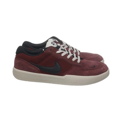 Nike SB, Sneaker, Größe: 48 1/2, model: force 58, Wildleder, Rot, Herren #8ua