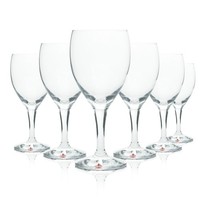 6X Apollinaris Wasser Glas Ritzenhof FlöTe Neu GläSer Kelch Trinkglas Gastro Bar