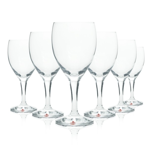6X Apollinaris Wasser Glas Ritzenhof FlöTe Neu GläSer Kelch Trinkglas Gastro Bar-image