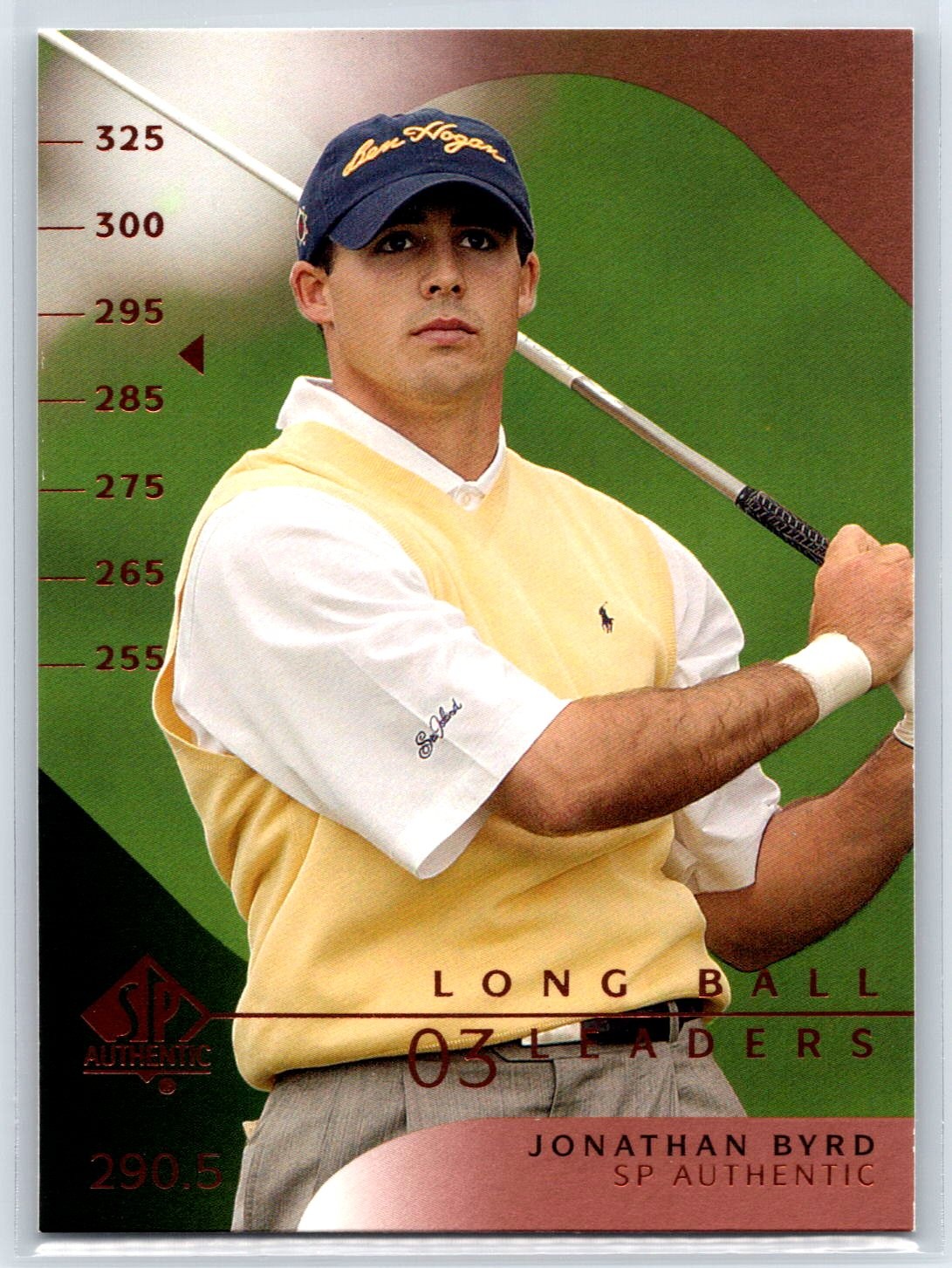 2003 SP Authentic Jonathan Byrd #54SPA