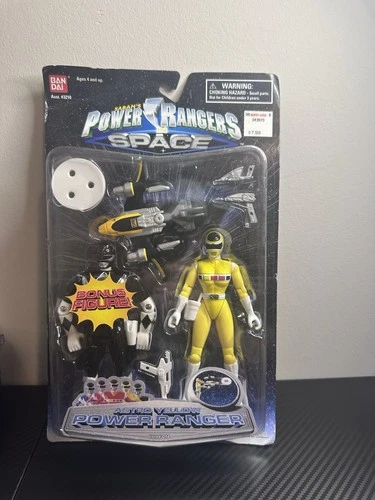 Bandai Vintage Power Rangers in Space Astro Yellow Ranger 1997 RARE