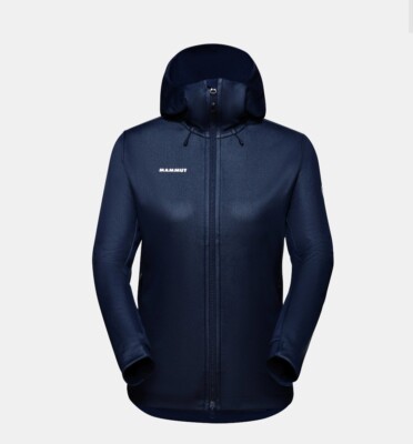 Mammut VII SO Kapuzenjacke Damen Größe M, in Marine UVP 240£