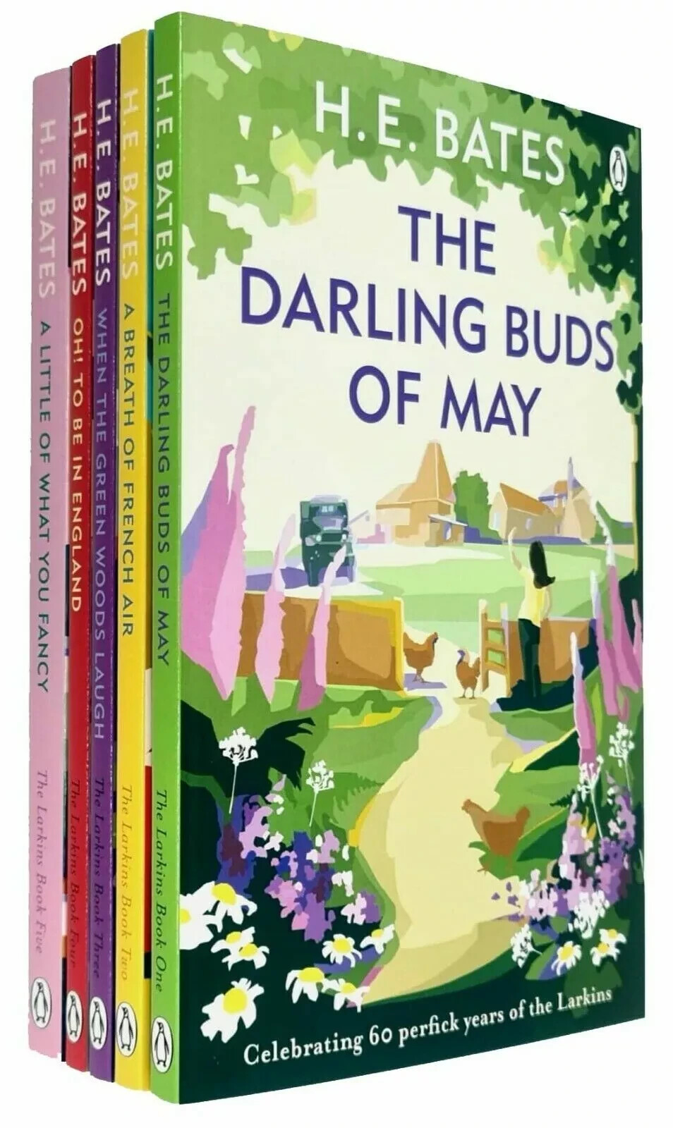 Penguin Green H E Bates Collection The Larkins Family Set Of 5 Books - Image 6