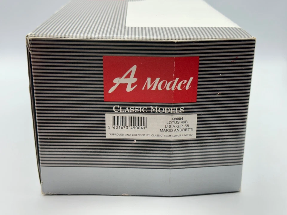 A Model Lotus 49B Mario Andretti, 1968 USA Grand Prix, 1:18, Excellent, Boxed - Image 4 of 4