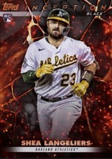 [DIGITAL] Topps Bunt - Shea Langeliers - Inception Black 23 S1 - Fire Base