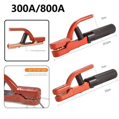 For MMA Stick ARC/Part Welding Electrode Holder Welder Electrodes Clamp 300/800A
