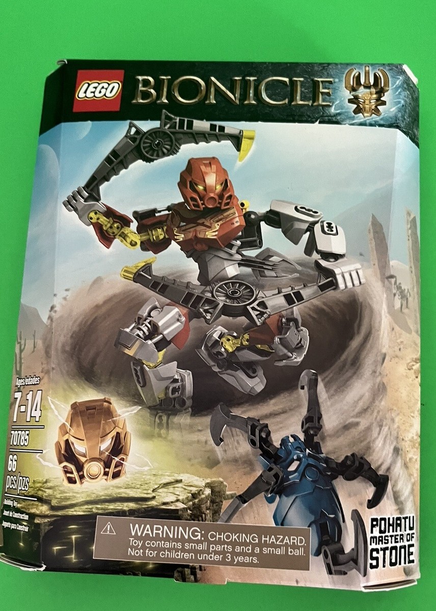 Lego bionicle 70785 Pohatu Master Of Stone HTF New In Sealed Box