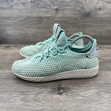 Adidas Para Mujer Tenis HU Pharrell Zapatos Talla 5 Verde BA7828 Tenis Con Cordones