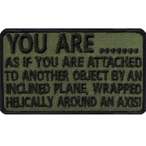 Lustiger AufnäHer Tbbt AufbüGler Bestickt Spruch: Screwed Patch Morale Sticker-image