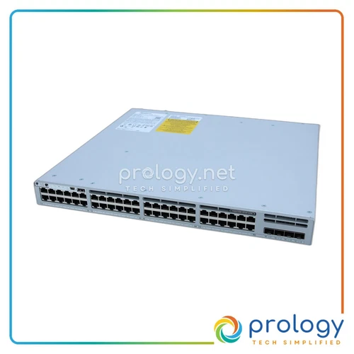 Cisco C9300L-48P-4X-A 48 Ports PoE Network Advantage 4x10GE Uplink Switch - Picture 2 of 6