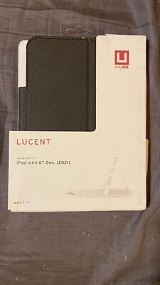 [U] by UAG Lucent Case for Apple iPad mini (6th Gen 2021) - Black