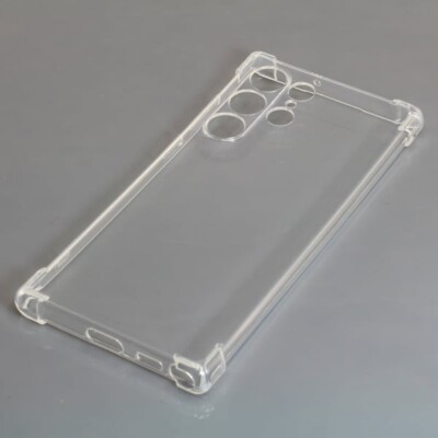 OTB TPU Case kompatibel zu Samsung Galaxy S22 Ultra verstärkte Ecken voll transp