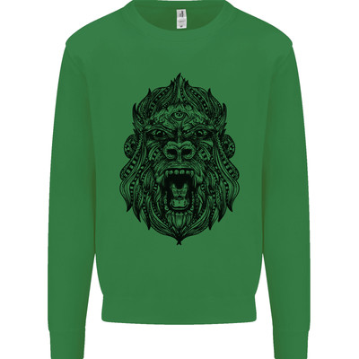 Mandala Art Ape Herren Sweatshirt Pullover