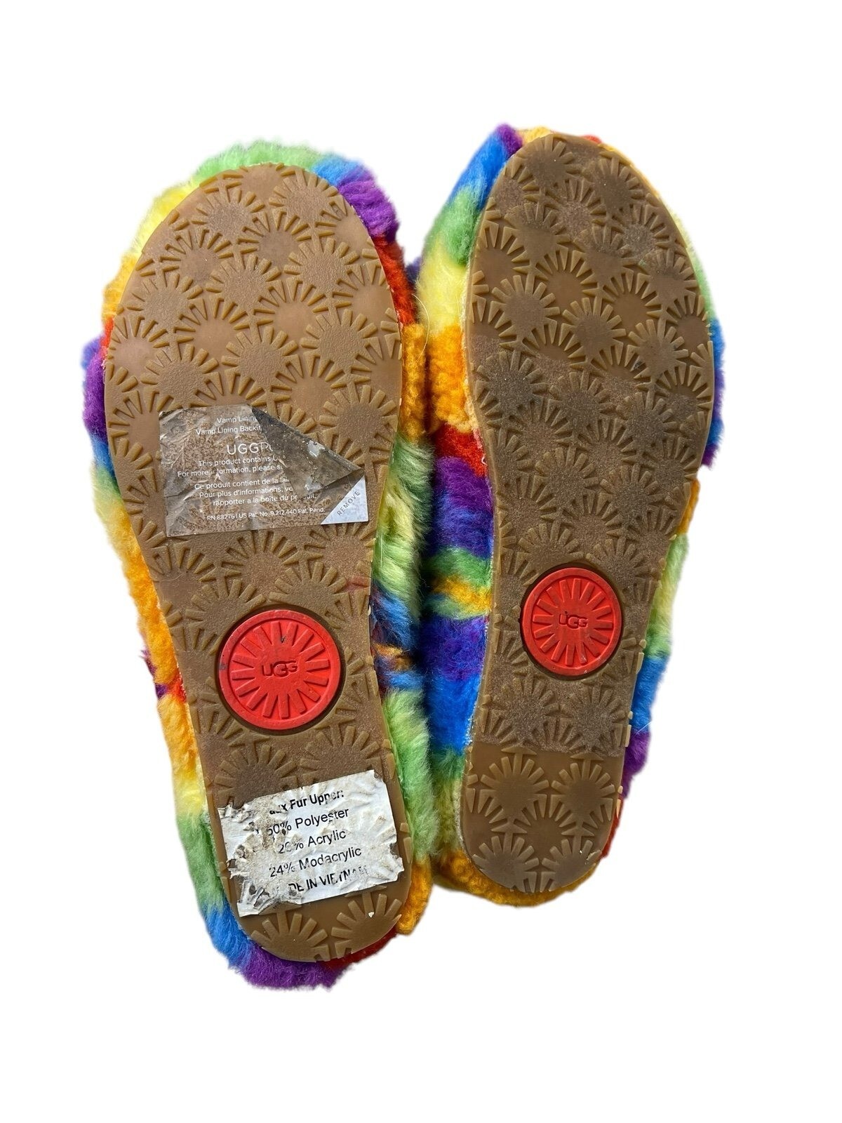 UGG Fluff Yeah Rainbow Platform Strap Support Sli… - image 6