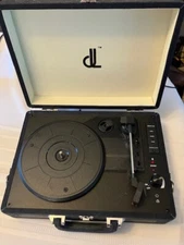 DL 3 Speed Portable Record Player. working