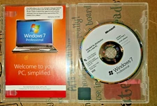 Microsoft Windows 7 Professional 64bit w/Service Pack 1 DVD NO Product Key