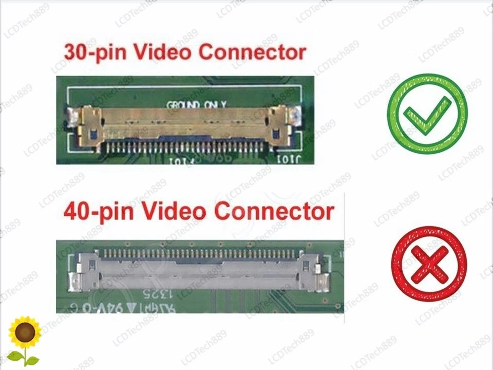 Dell 0CV69H CV69H 17.3 Full HD eDP LED Screen for LP173WF4(SP)(F1) LP173WF4-SPF1 - Image 3 of 4