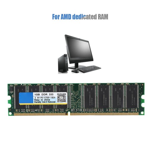 1GB DIMM Desktop Memroy RAM Memroy Module DDR 333Mhz PC-2700 184Pin 2.5V for AMD - Picture 4 of 10