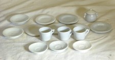 Mixed Lot Mini Child's Doll Tea Set Dishes Plates Cups Saucers Sugar Bowl
