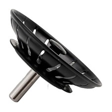 78mm 79mm Black Kitchen Sink Plug Stainless Steel Replacement Sink Drain Stopper