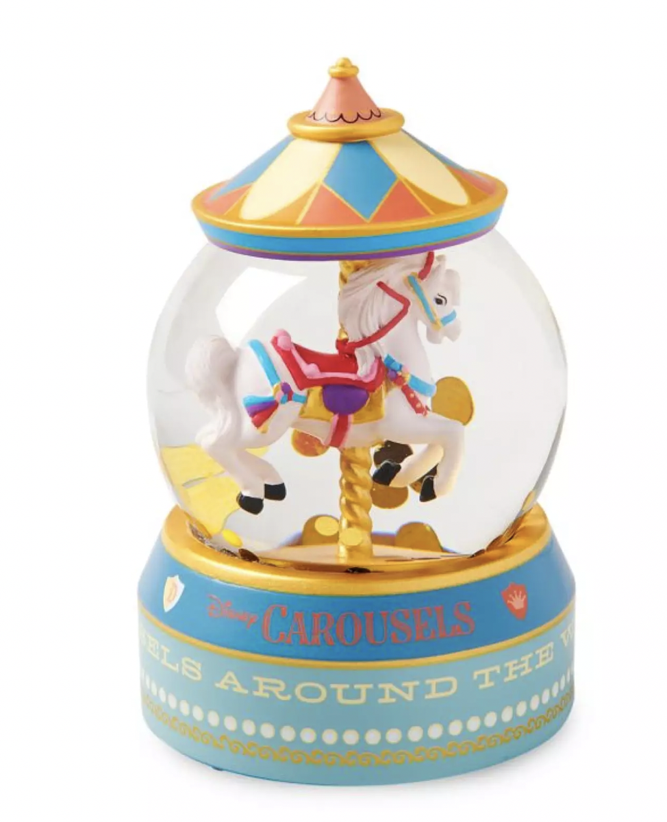 Disney Parks Carousels Snow Globe Snowglobe Carousels Around The