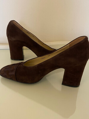 Ladies Shoes Bally Chocolate brown suede, 100% Suede
