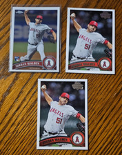 Jordan Walden -2011 Topps Chrome +Diamond Anniversary Limited Edition +Base 183