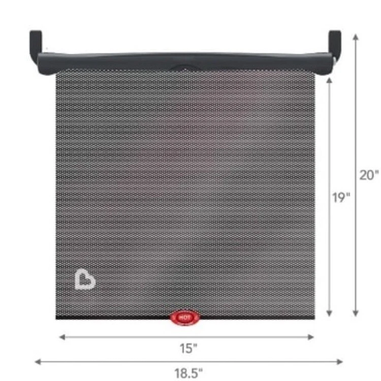 Paquete de 2 sombrillas de seguridad para sol Brica White Hot Foto 3 de 3